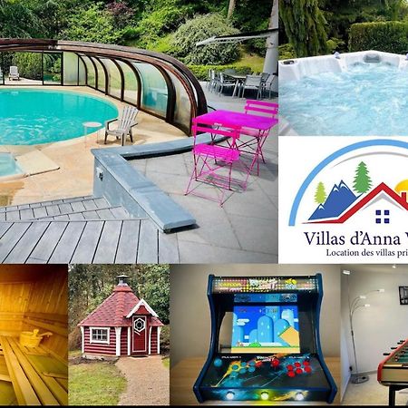 Villa 250m2 avec PISCINE chauffée&SPA&kota-grill&sauna Saint-Die-des-Vosges Exterior foto