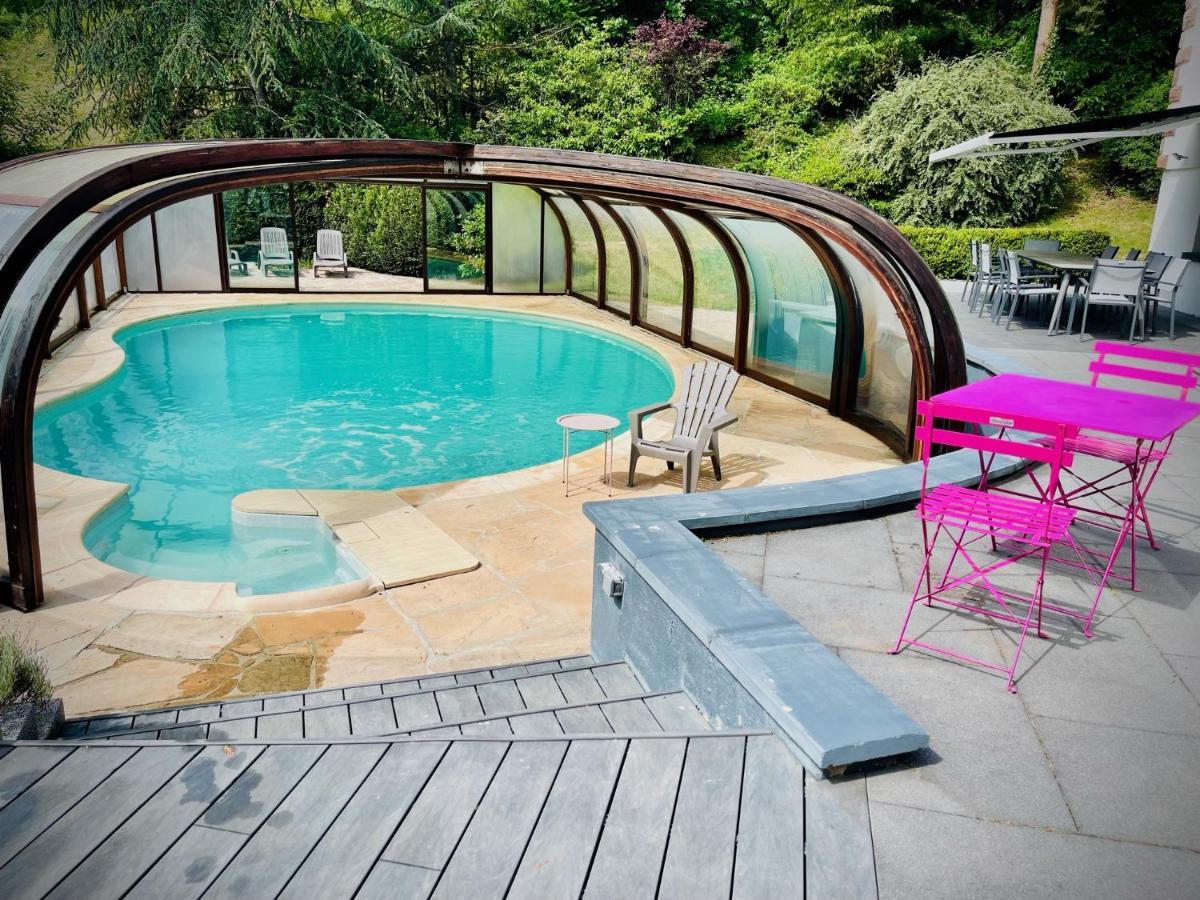 Villa 250m2 avec PISCINE chauffée&SPA&kota-grill&sauna Saint-Die-des-Vosges Exterior foto