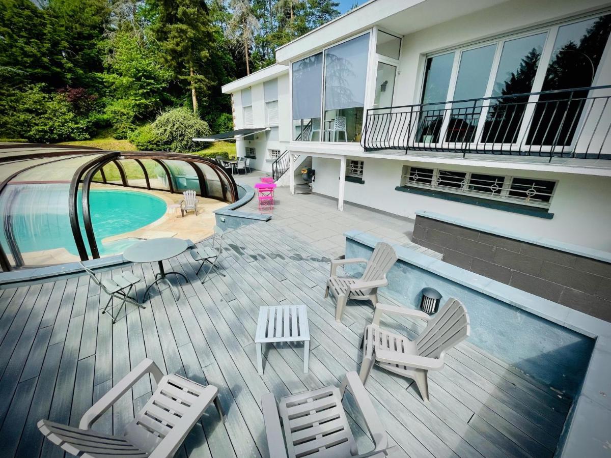Villa 250m2 avec PISCINE chauffée&SPA&kota-grill&sauna Saint-Die-des-Vosges Exterior foto