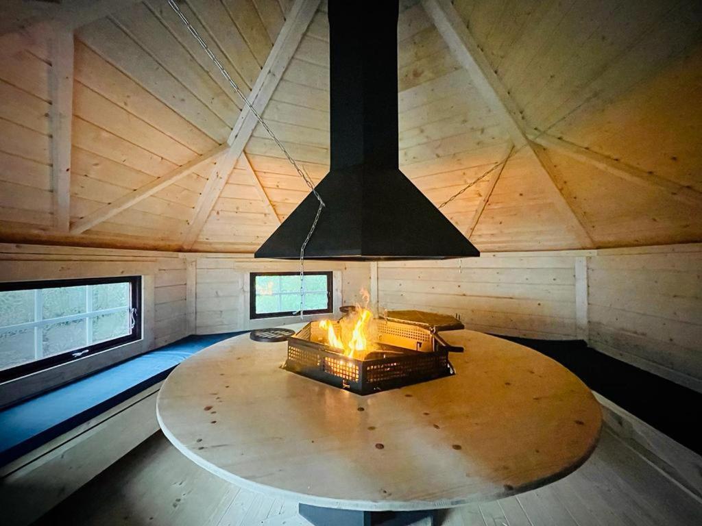Villa 250m2 avec PISCINE chauffée&SPA&kota-grill&sauna Saint-Die-des-Vosges Exterior foto
